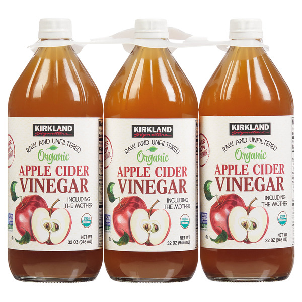 Organic Apple Cider Vinegar, 3 x 32 oz