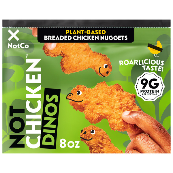 NotCo NotChicken Dino Nuggets, Frozen, Plant-Based Chicken Nuggets