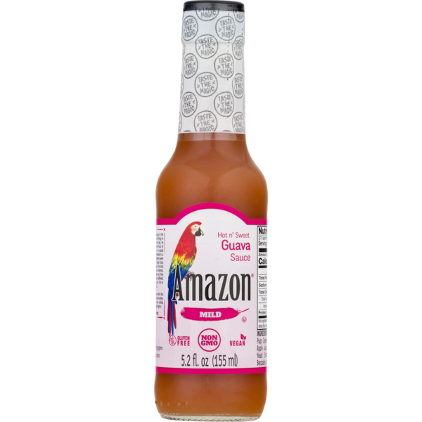 Amazon Sauce, Guava, Hot n' Sweet, Mild, Bottle (5.2 fl oz) Instacart