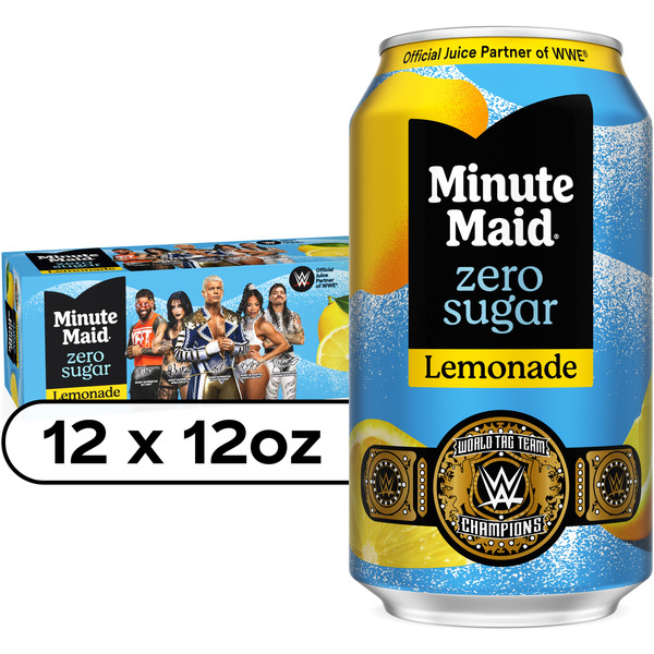 Minute Maid Zero Sugar Lemonade Fridge Pack Cans Same-Day Delivery