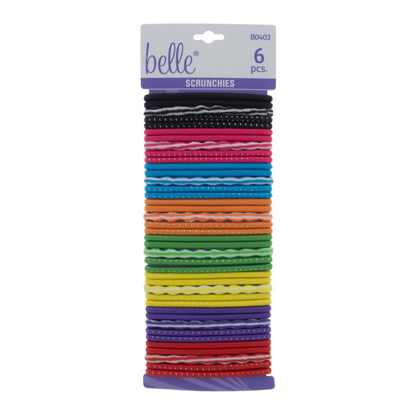 Dollarama Glitter Girl Assorted Colours Thick Hair Elastics SameDay