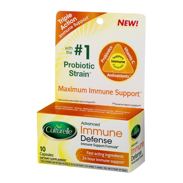 Culturelle Advanced Immune Defense Capsules - 10 CT (10 ct) - Instacart