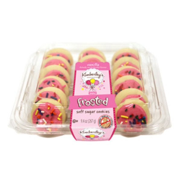 Kimberley's Bakeshoppe Vanilla Flavored Frosted Soft Sugar Mini Cookies