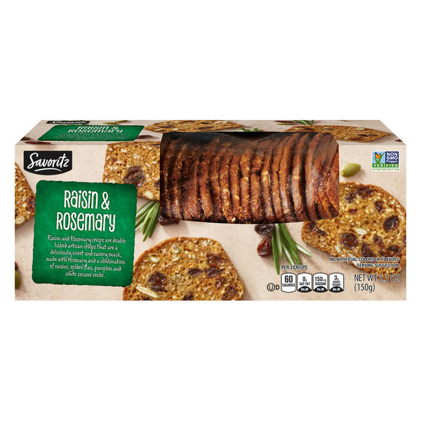 raisin rosemary crisps