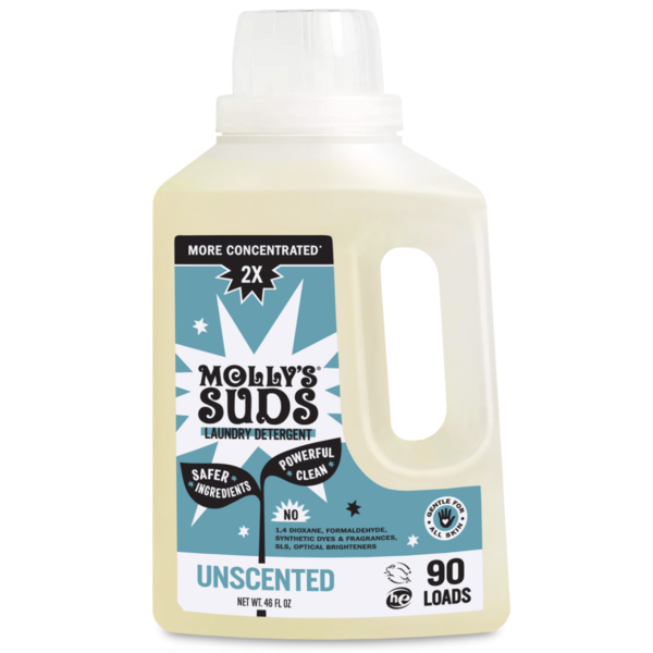 Molly's Suds Liquid Laundry Detergent, Unscented