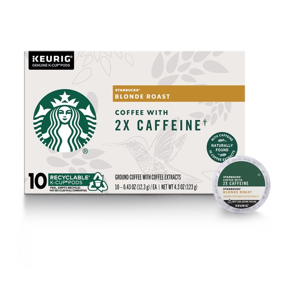 Starbucks Blonde Roast K-Cup Coffee 