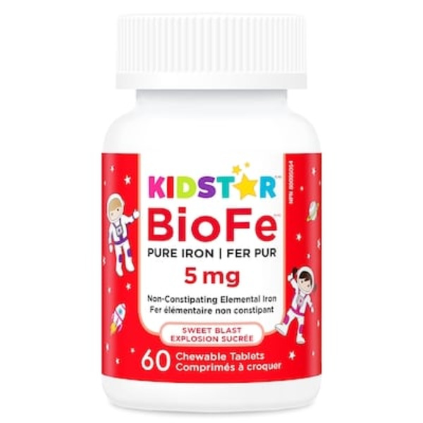 Biofe Shoppers Drug Mart KidStar Nutrients BioFe Pure Iron Chewable Tablets ...