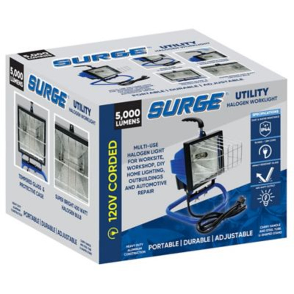 Surge 5,000-Lumen Halogen Work Light
