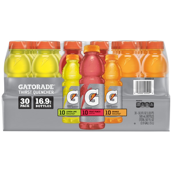 Gatorade Thirst Quencher LemonLime/Fruit Punch/Orange Variety Pack Sports Drink from Costco