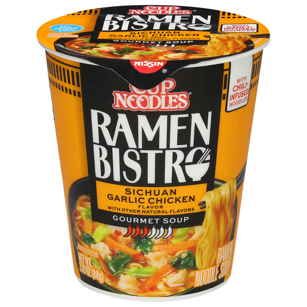 Nissin Sichuan Garlic Chicken Ramen Noodle Soup Same-Day Delivery