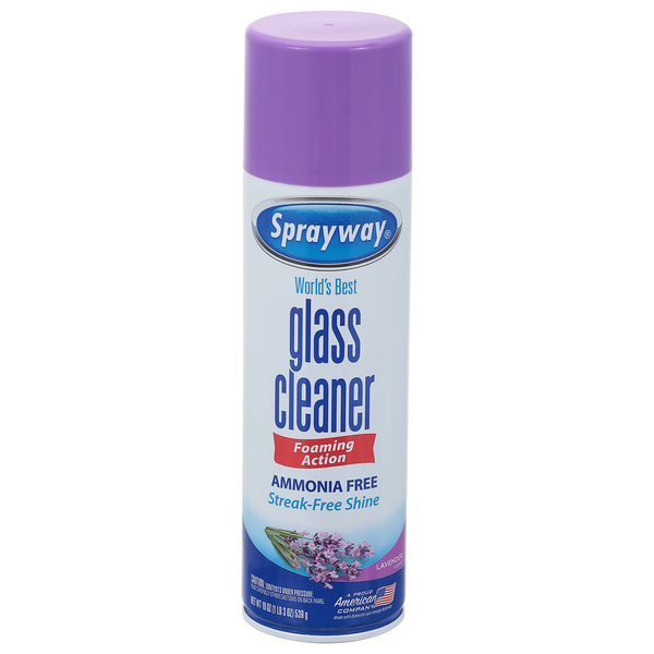 Sprayway Glass Cleaner, Ammonia Free, Lavender Scent