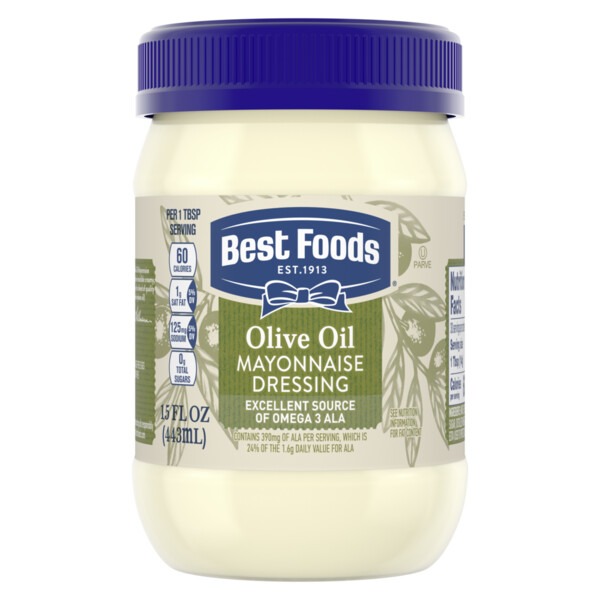 Best Foods Mayonnaise Dressing With Olive Oil (15 oz) from LeBeau Nob