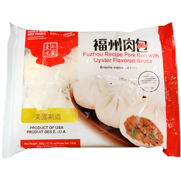 Three Meals a Day Fuzhou Recipe Pork Bun With Oyster Flavored