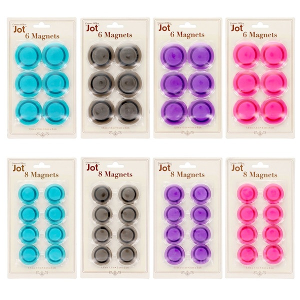 Jot Translucent Plastic Button Magnets Same-Day Delivery | Dollar Tree