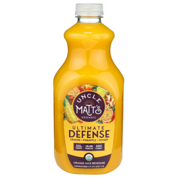 Uncle Matt's Organic Orange Defense Juice with Turmeric & Probiotics
