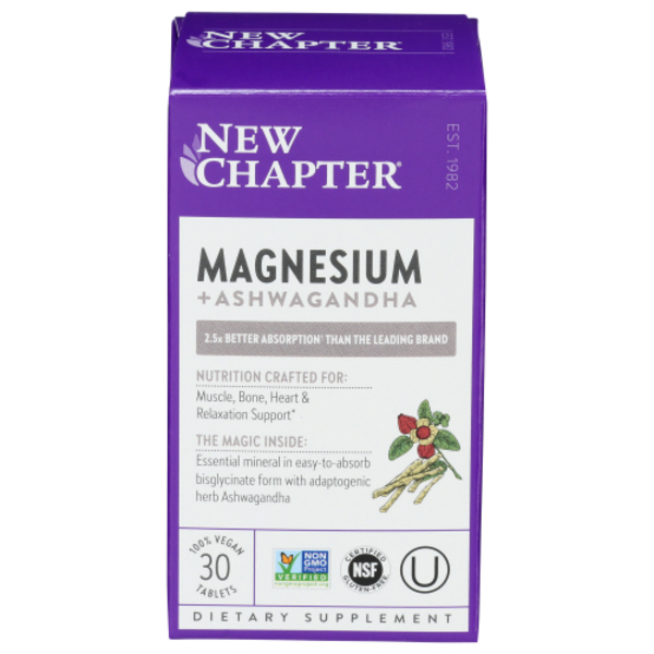 Sprouts Farmers Market New Chapter Magnesium + Ashwagandha, Muscle