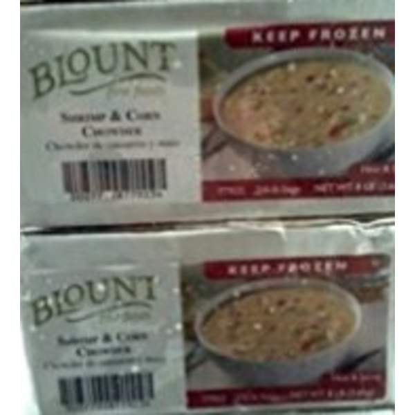 Frozen Blount - Shrimp & Corn Chowder - 2/4 lbs