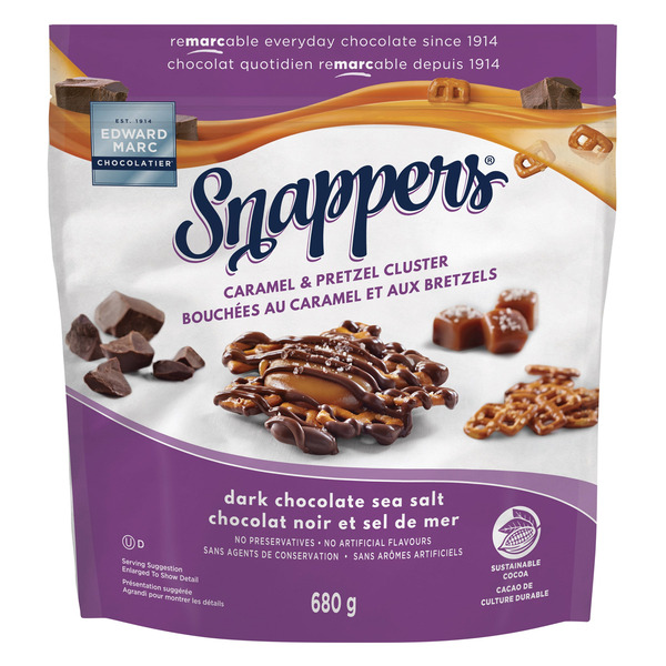Snappers Dark Chocolate Pretzels