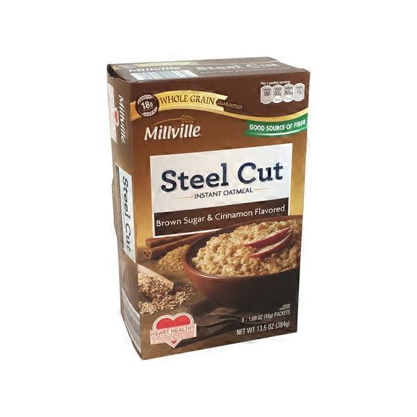 Millville Maple Brown Sugar Instant Oats (13.5 oz) from ALDI Instacart