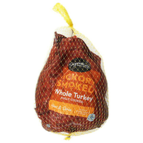 EATING RIGHT Whole Young Smoked Turkey