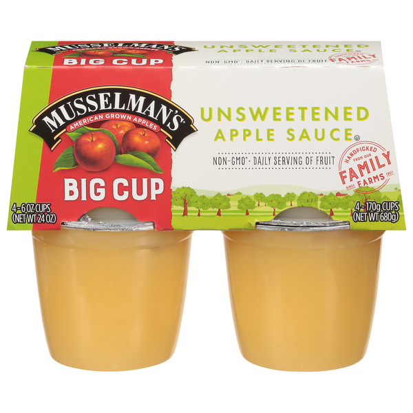 pomme APPLESAUCE CINN UNSWT CUP 96-4.5Z - Gordon Restaurant Market