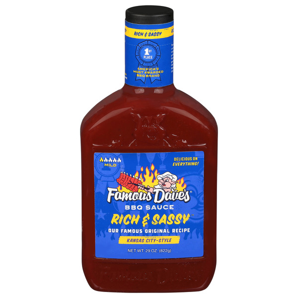 Famous Dave's Mild Rich & Sassy Kansas City-Style BBQ Sauce Same