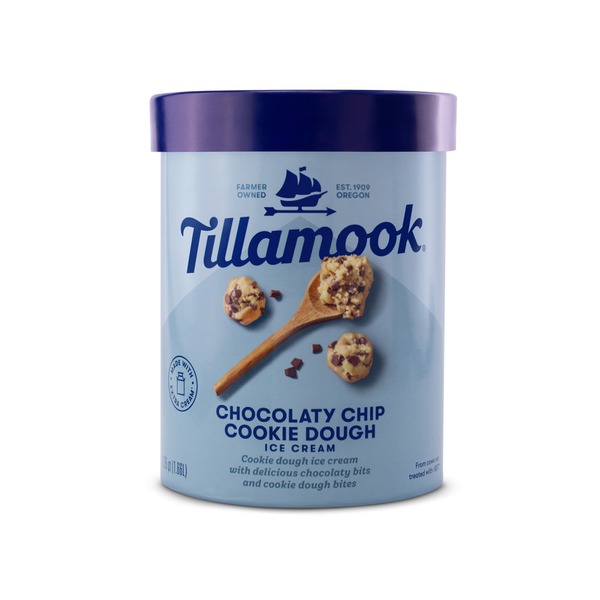 Tillamook Chocolaty Chip Cookie Dough Ice Cream (56 oz) from Sprouts
