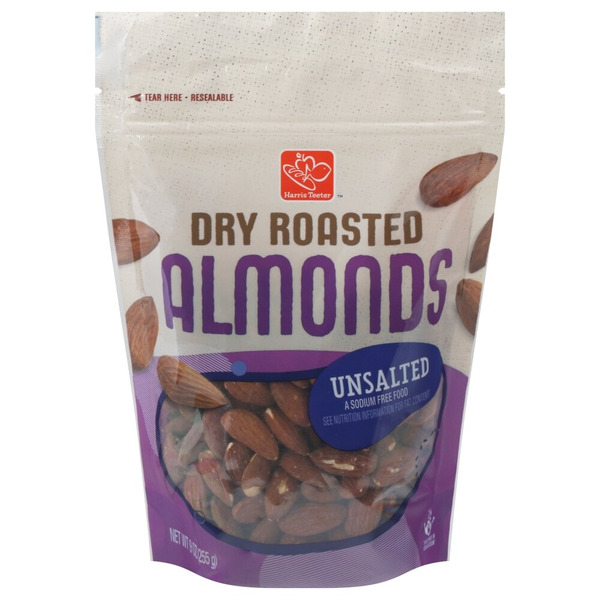 Harris Teeter Harris Teeter™ Unsalted Dry Roasted Almonds Same-Day ...