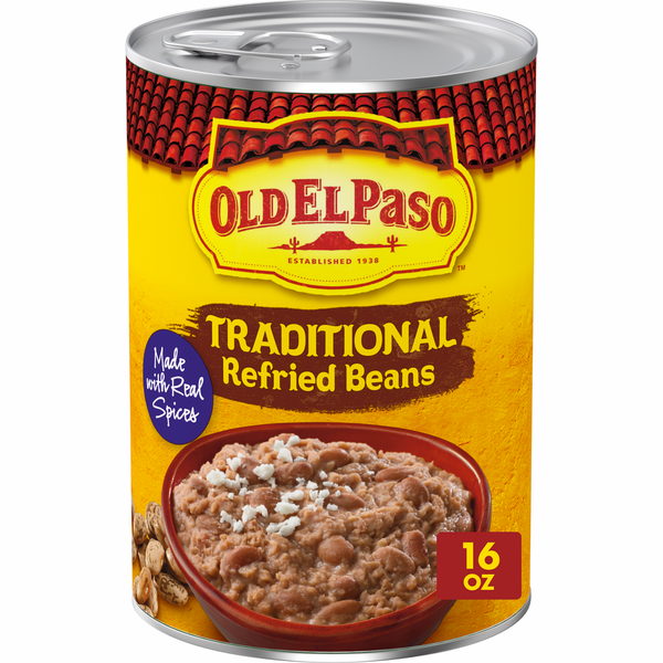 Old El Paso Canned Traditional Refried Beans