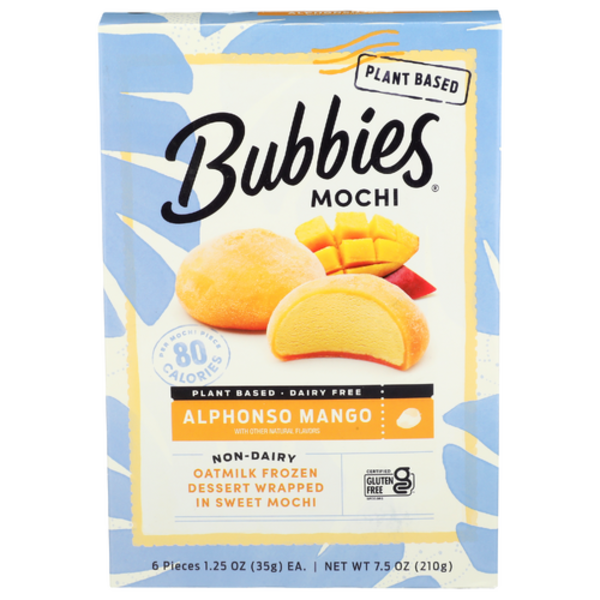 Bubbies Mochi, Non-Dairy, Alphonso Mango Same-Day Delivery or