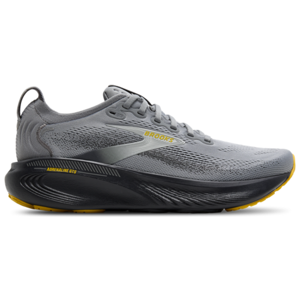 Brooks Men's Adrenaline GTS 25 Running Shoes, Size 13, Medium/D - Primer Grey/Ebony/Jasmin