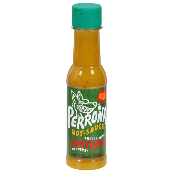 Perrona Hot Sauce, Green with Chiltepin Peppers