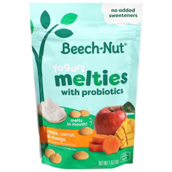 Beech-Nut Melties with Probiotics, Apple, Carrot, Mango, Yogurt