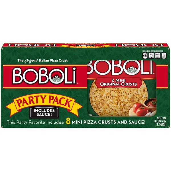 Boboli Party Pack Mini Pizza With Sauce (54 oz) Instacart