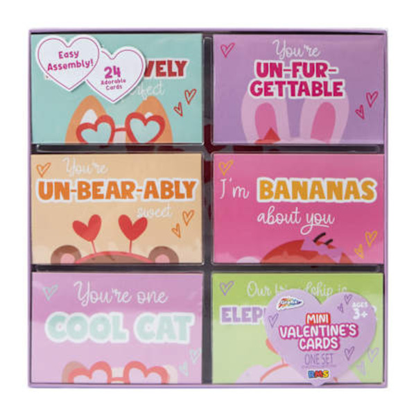 Grafix Mini Valentine's Cards Set