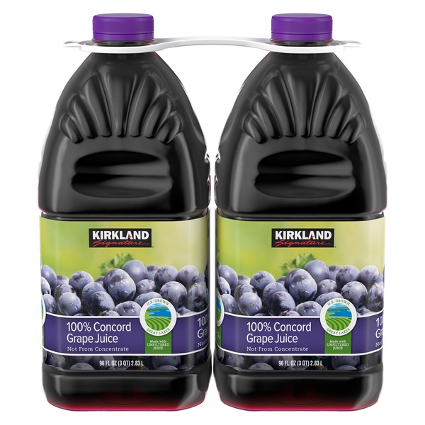 Kirkland Signature Concord Grape Juice (96 oz) from Costco Business