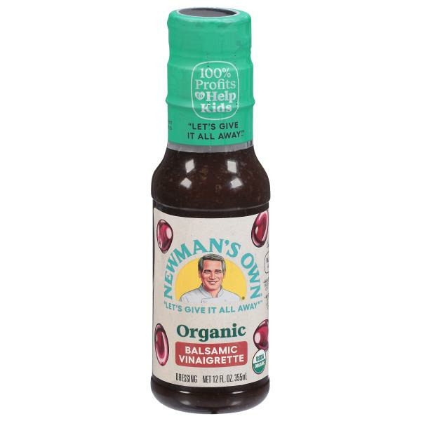 Publix Newman's Own Dressing, Organic, Balsamic Vinaigrette SameDay