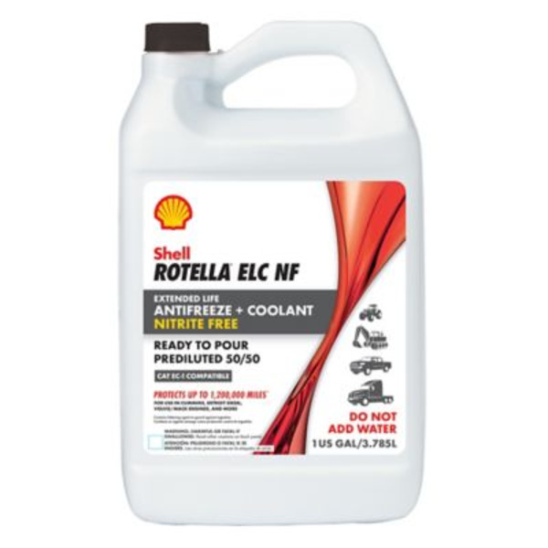 Shell Rotella 1 gal. Rotella Extended Life Pre-Diluted Nitrate Free 50/50 Heavy-Duty Antifreeze