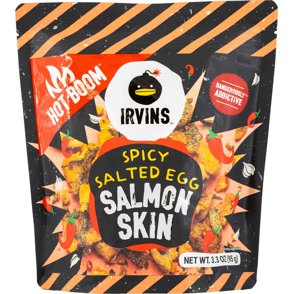 Irvins Salmon Skin, Spicy Salted Egg