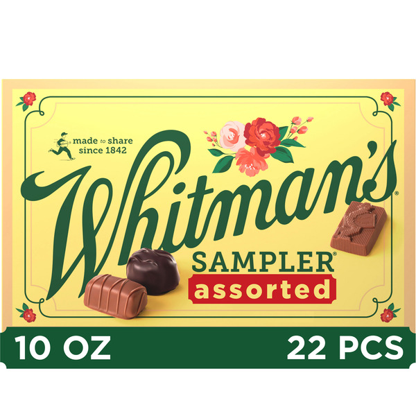 Whitman's Sampler Assorted Milk & Dark Chocolate Candy Gift Box
