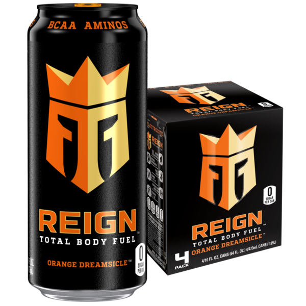 does reign have l carnitine Total Body Fuel Orange Dreamsicle Energy Drink Support immunity, boost metabolism, and