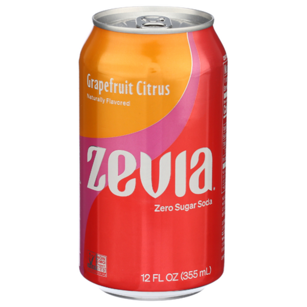 Zevia Zero Sugar Grapefruit Citrus Soda Same-Day Delivery or