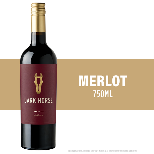 Dark Horse Merlot, California Same-Day Delivery | Binny's Beverage
