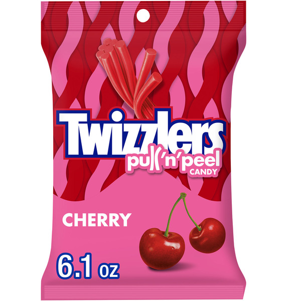 TWIZZLERS PULL 'N' PEEL Cherry Flavored Licorice Style, Chewy
