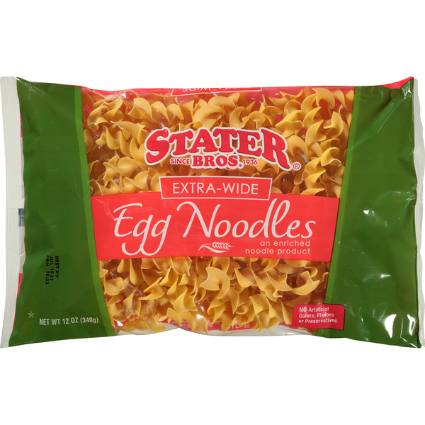 Stater Bros ExtraWide Egg Noodles (12 oz) Instacart