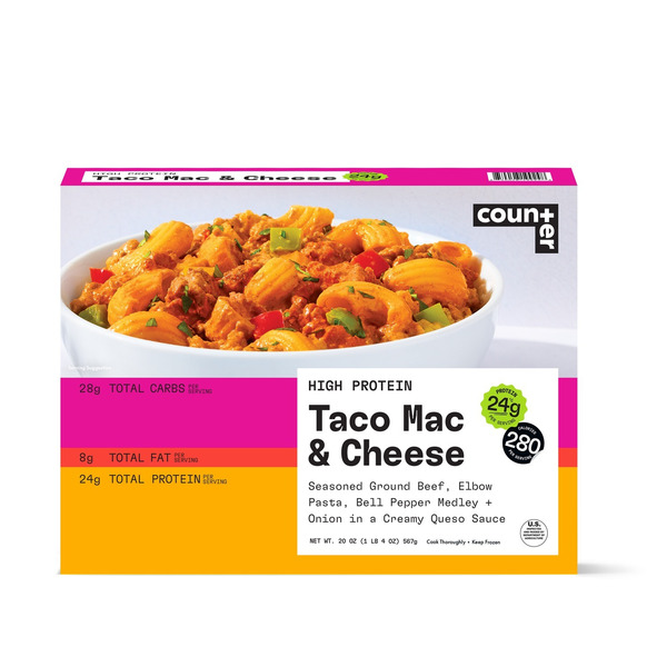 Counter High Protein Taco Mac & Cheese