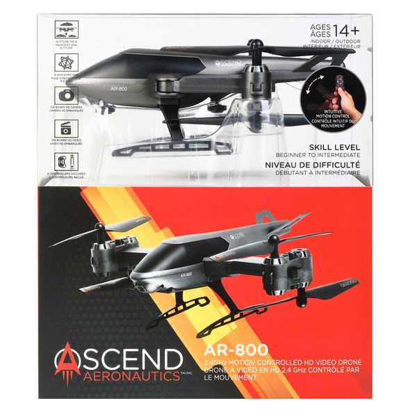 Ascend Aeronautics AR-800 2.4GHz Motion Controlled HD Video Drone