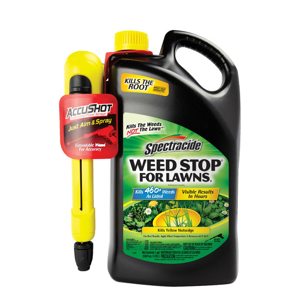 Spectracide Weed Stop For Lawns AccuShot Sprayer 1 -Gallon Ready to Use Lawn Weed Killer