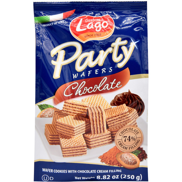 Gastone Lago Party Wafers, Cocoa