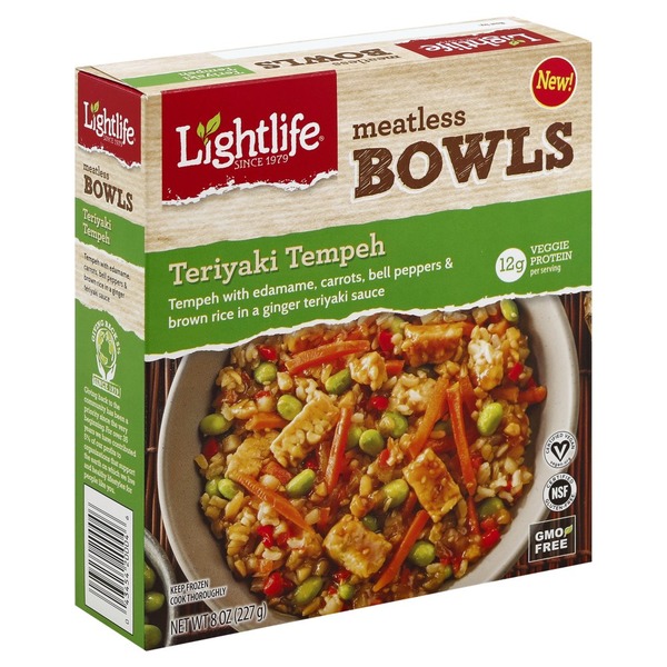 Lightlife Teriyaki Tempeh Meatless Bowls (8 oz) Instacart